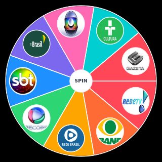 Spin the Wheel: Canais da TV Aberta brasileira