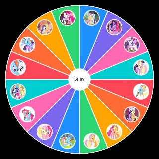 Random My Little Pony Mane 6 Ships Wheel