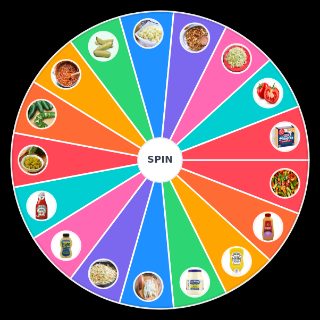 Random Hotdog Toppings Wheel