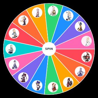Genshin Impact waifu Wheel