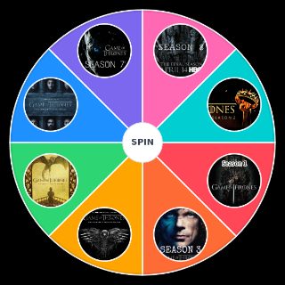 Random Game Of Thrones Seasons Wheel