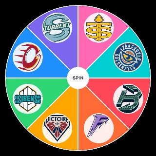2025–26 PWHL TEAMS Wheel