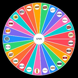 Random Halloween candy Wheel