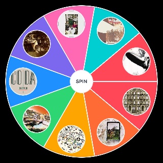 Random Led Zeppelin Albums Wheel