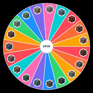 Minecraft Ores (1.17+) Wheel