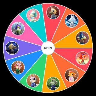 Spin the Wheel: Animal Crossing: NH Wolves (Posters)