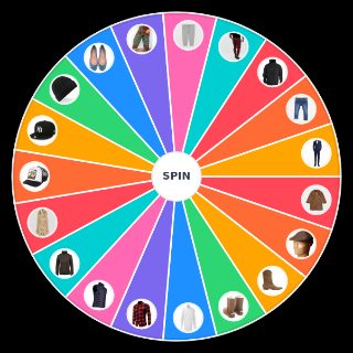 Spin the Wheel: Tipos de ropa