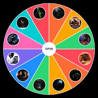 Alien, Predator, Alien v Predator Wheel