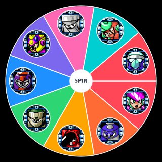 Mega Man Unlimited Robot Master Rating Wheel