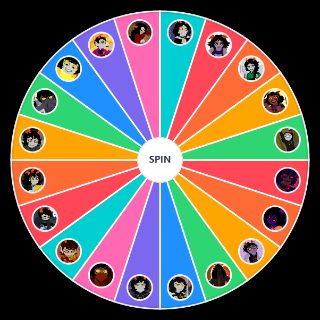 Spin the Wheel: Vast Error Characters