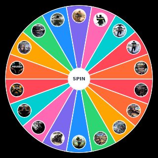 Random Call Of Duty Video Game Series Wheel