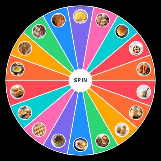 Chinese desserts Wheel