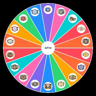 Random Current WWE Championship Belt Designs Picker