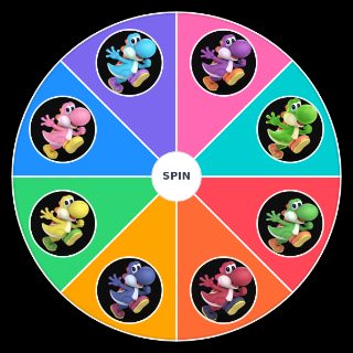 Spin the Wheel: Yoshi Skins