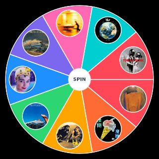Random blur Discography Wheel