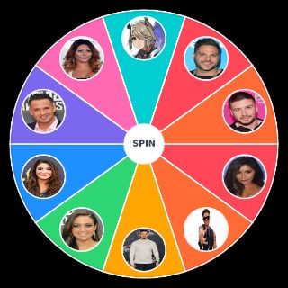 Random Jersey Shore cast Wheel