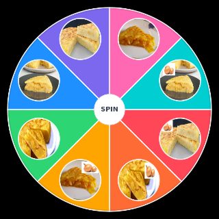 Pick a Random Tortilla muy española y mucho española