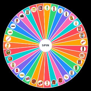 Random Spanish snacks Wheel