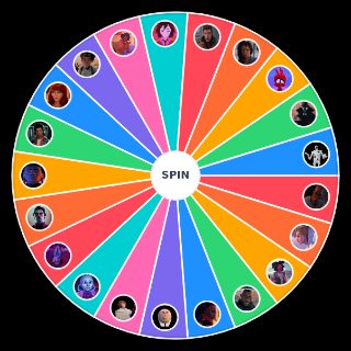 Spin the Wheel: Characters in Across the Spider Verse ♫