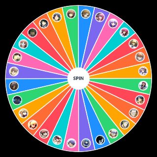 Spin the Wheel: Angel Beats characters