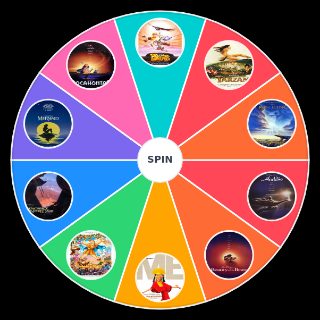Disney Renaissance Movies Wheel