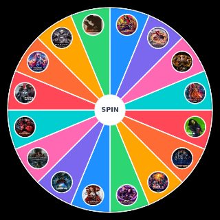 Marvel Phase 4 All Projects Wheel