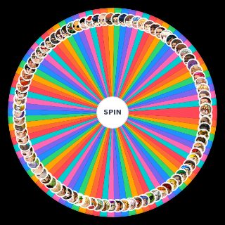 Random Head Soccer Characters Wheel