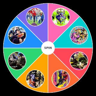 JoJo Opening Themes Wheel