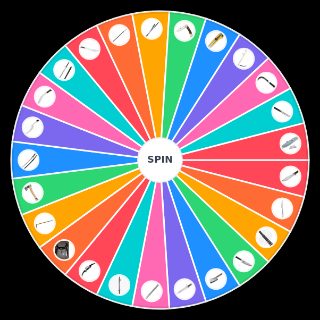 Random Bladed weapon Wheel