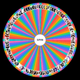 Random 100 rappeurs francais bg Wheel