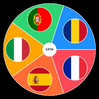 Pick a Random Romance languages