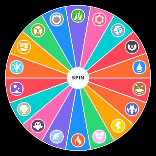 Spin the Wheel: Pokémon ALL Types (New Type Symbols)