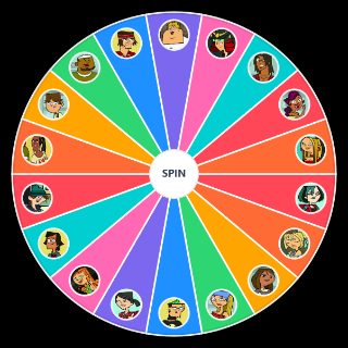 Total Drama world tour. Wheel