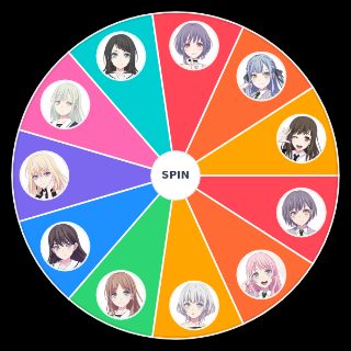 Spin the Wheel: Characters of MyGO/Ave Mujica/Sumimi