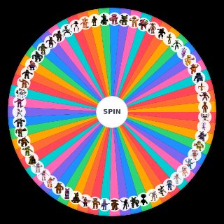 Random All FNAF Characters Wheel