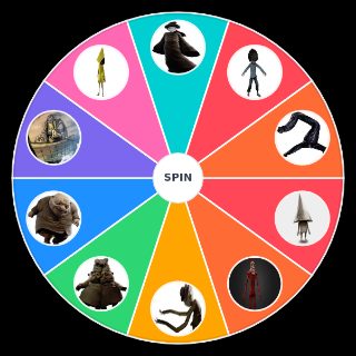 Random little nightmare character Wheel