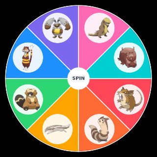 Early Rodent Pokémon Wheel