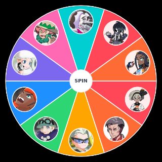 Spin the Wheel: Pokemon Sword & Shield Gym Leaders