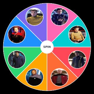 Captains of Star Trek (2019 version) Random Picker
