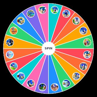 Spin the Wheel: Sonic mobile games