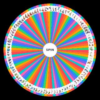 Random Pokémon Generation 2 (GEN 9 SPRITES!) Wheel