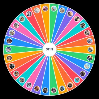 My Top 30 Anime Wheel