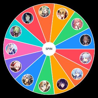 Random genshin inazuma character Wheel