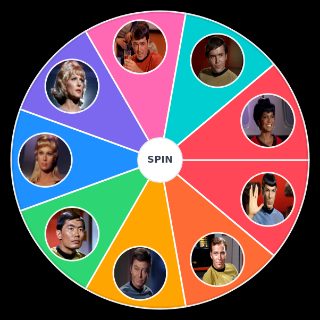 Star Trek TOS Characters Random Picker