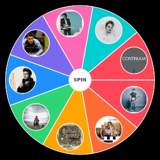 John Mayer's Albums (2021) Wheel