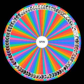 Madoka Magica ALL CANON CHARACTERS + WITCHES Wheel