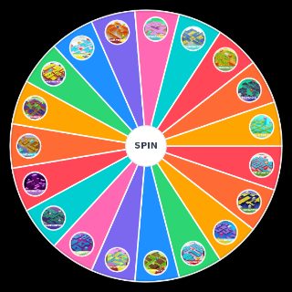 Random Putt Party Maps Wheel