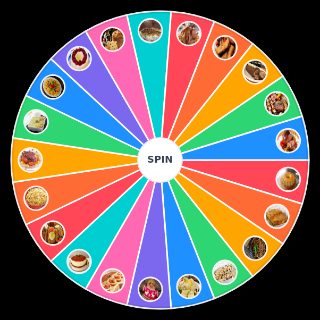 Random Comidas FODAS™ de Natal Wheel