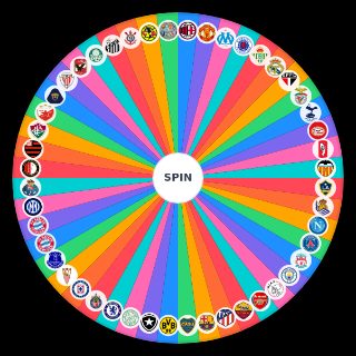 Random Mejores 48 clubes de las historia del futbol ⚽ Wheel