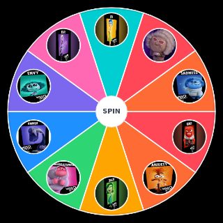 Random INSIDE OUT EMOTIONS Picker